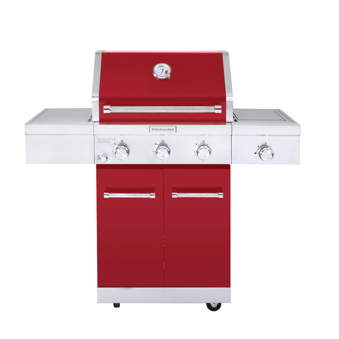 small standing propane grill